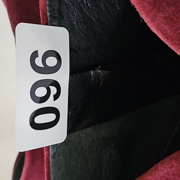 Easy Spirit Suede Cloud Burgundy Booties Size 10.5 - Picture 10 of 10